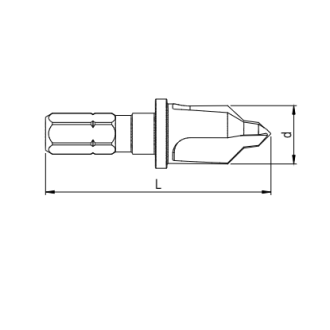 Stufenbohrer 10 mm